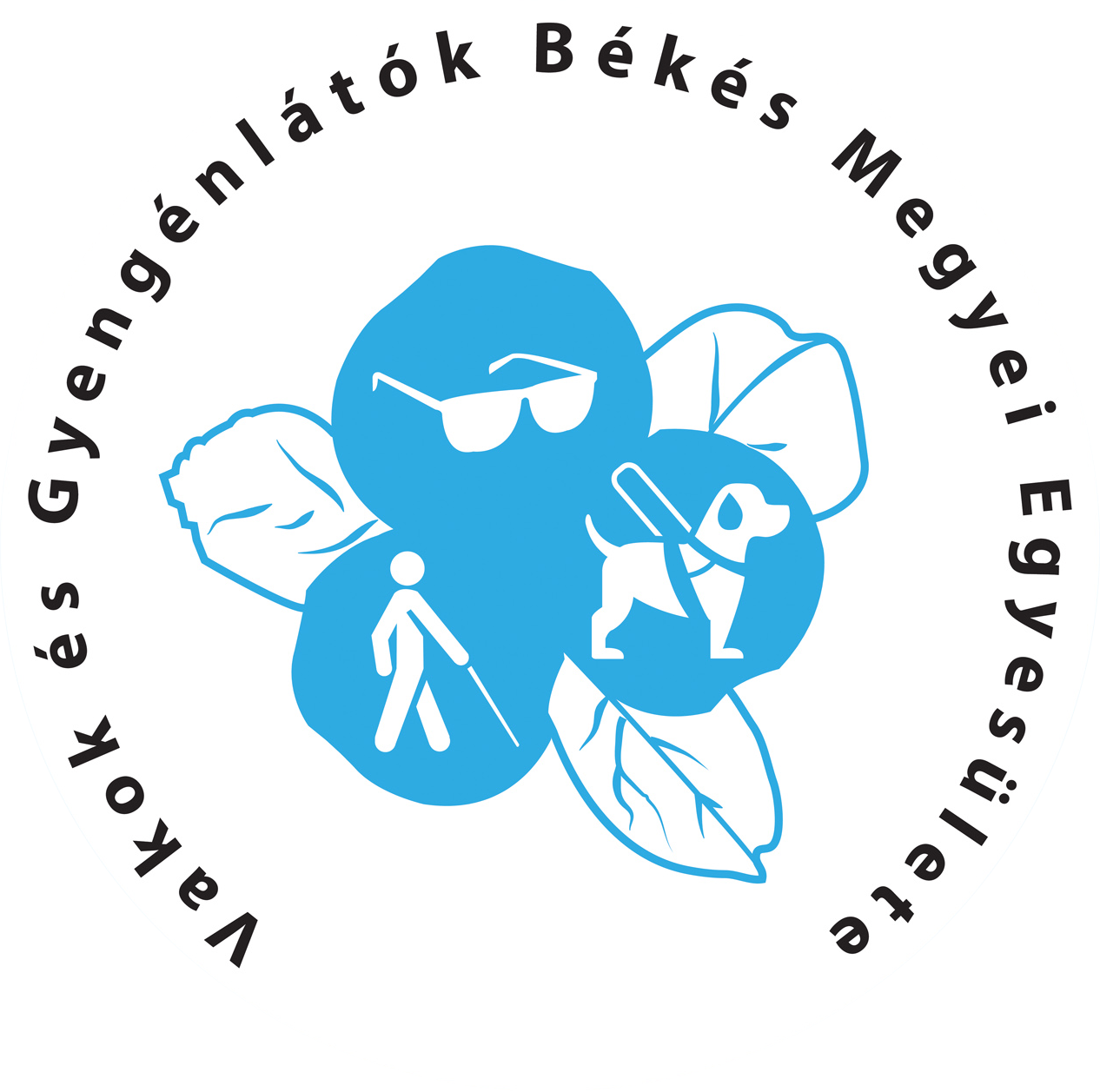 Vakok és Gyengénlátók Békés Megyei Egyesületének logója